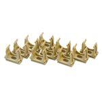 Клипса 16мм для г.-труб под светлое дерево