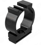 Клипса    32мм с фиксатором      черный