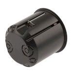 Коробка установочная ЭРА  KUP-73-73-m-black для полых стен саморезы металлические лапки черная IP20