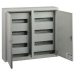 Корпус металлический навесной ЭРА ЩРН-72 2-х дверный (540х600х120) IP31 УХЛЗ серый