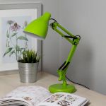 Настольный светильник ЭРА N-123-E27-40W-GR Е27 с основанием зеленый