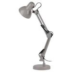 Настольный светильник ЭРА N-214-E27-40W-GY Е27 с основанием серый