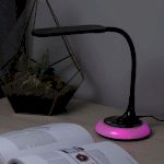 Настольный светильник ЭРА NLED-481-10W-BK светодиодный с RGB ночником черный