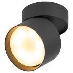 OL12 GX53 SBK Подсветка ЭРА Накладной под лампу Gx53, алюминий, цвет черный (40/960)