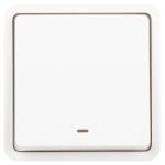 Переключатель ЭРА Эксперт 11-1527-01 с подсветкой IP55, 10АХ-250В, СУ, белый