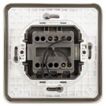 Переключатель ЭРА Эксперт 11-1527-01 с подсветкой IP55, 10АХ-250В, СУ, белый