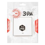 Переключатель ЭРА Эксперт 11-1527-01 с подсветкой IP55, 10АХ-250В, СУ, белый