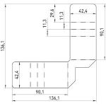 Подвесное крепление ЭРА SPL-FIX4 для потолков Грильято серии SPL-540 4 шт Подвесное крепление ЭРА SPL-FIX4 для потолков Грильято серии SPL-540 4 шт