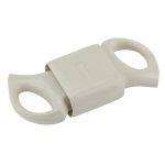 R1 ЭРА Розетка кабельная б/з 10A с кольцом непрямой ввод белая (10/200/6000)