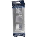 Рамка для розеток и выключателей ЭРА Elegance 14-5013-03 Classic, на 3 поста, алюминий