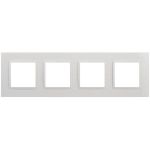 Рамка для розеток и выключателей ЭРА Elegance 14-5014-01 Classic, на 4 поста, белый