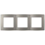 Рамка для розеток и выключателей ЭРА Серия 12 12-5003-16 на 3 поста, титан