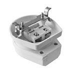 Разъём РВШ 32-003 УХЛ4 с/у белый,  стальные контакты