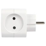 Разветвитель электрический ЭРА SP-2-USB-W на 2 розетки 220V + 2xUSB 2400mA, без заземл 10А (белый)