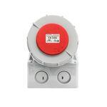 Розетка 1352 стац.  ОУ 3P+PE+N    63А   380В  IP67