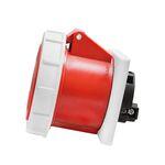 Розетка 3242 стац.  СУ 3P+PE         32А  380В  IP67