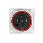 Розетка 3242 стац.  СУ 3P+PE         32А  380В  IP67