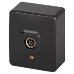 Розетка ЭРА Эксперт 11-3201-05 TV одиночная, IP20, ОУ, антрацит