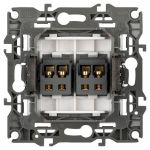 Розетка ЭРА Серия 12 12-3112-01М аудио двойная, белый матовый