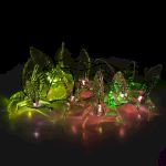 Садовая гирлянда ЭРА ERASF22-26 Колибри на солнечной батарее 3.8 метра