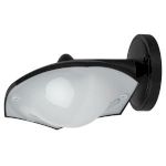 Садово-парковый светильник ЭРА ДБУ 07-8-007 Дели 5 черный 6 гранный настенный IP44 светодиодный 8Вт 6500K