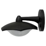 Садово-парковый светильник ЭРА ДБУ 07-8-007 Дели 5 черный 6 гранный настенный IP44 светодиодный 8Вт 6500K