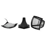 Садово-парковый светильник ЭРА ДТУ 07-8-001 Валенсия черный 4 гранный напольный IP44 светодиодный 8Вт 3000K