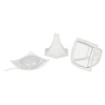 Садово-парковый светильник ЭРА ДТУ 07-8-003 Валенсия 1 белый 6 гранный напольный IP44 светодиодный 8Вт 3000K