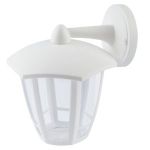 Садово-парковый светильник ЭРА НБУ 07-40-004 Дели 3 белый 6 гранный настенный IP44 Е27 max40Вт