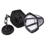 Садово-парковый светильник ЭРА НСУ 07-40-002 Марсель 1 черный 6 гранный подвесной IP44 Е27 max40Вт