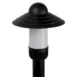 Садово-парковый светильник ЭРА НТУ 01-60-010 Поллар напольный черный IP54 Е27 max60Вт h1060мм