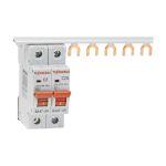 Шина соединительная тип FORK (вилка) 1ф до  63А (дл.1м)