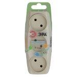 SP-3-I ЭРА Тройник 3гн, без заземл. (сл. кость) (10/60/1200)