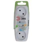 SP-3-W ЭРА Тройник 3гн, без заземл.(белый) (10/60/1200)