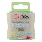 SP-4-I ЭРА Тройник 4гн, без заземл (сл. кость) (10/60/2880)