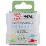 SP-4-W ЭРА Тройник 4гн, без заземл (белый) (10/60/2880)