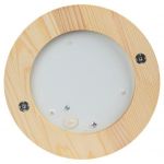 Светильник ЭРА НБО 03-60-011 Кантри дерево/стекло IP54 E27 max 60Вт D220 круг клен