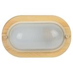 Светильник ЭРА НБО 04-60-011 Кантри дерево/стекло IP54 E27 max 60Вт 232х140 овал клен