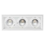 Светильник карданный встраиваемый ЭРА  SKD-13-36-40K-W20 3х20Вт 4000K 5400Лм 390х150х110