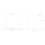 Светильник LED ЭРА Geometria SPO-111-B-40K-060 Block 60Вт 4000К 7200Лм IP40 1200*300*60 черный подвесной драйвер внутри