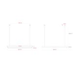 Светильник LED ЭРА Geometria SPO-114-B-40K-036 Block 36Вт 4000К 2800Лм IP40 1200*130*50 черный подвесной драйвер внутри