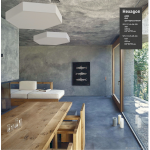 Светильник LED ЭРА Geometria SPO-122-W-40K-066 Hexagon 66Вт 4000К 4800Лм IP40 800*800*80 белый подвесной