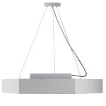 Светильник LED ЭРА Geometria SPO-123-W-40K-045 Hexagon 45Вт 4000К 2500Лм IP40 600*600*80 белый подвесной
