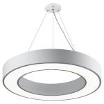 Светильник LED ЭРА Geometria SPO-133-W-40K-045 Ring 45Вт 4000K 3200Лм IP40 600*80 белый подвесной драйвер внутри