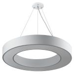 Светильник LED ЭРА Geometria SPO-133-W-40K-045 Ring 45Вт 4000K 3200Лм IP40 600*80 белый подвесной драйвер внутри