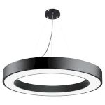 Светильник LED ЭРА Geometria SPO-134-B-40K-056 Ring 56Вт 4000К 4200Лм IP40 800*80 черный подвесной драйвер внутри