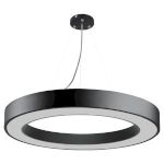 Светильник LED ЭРА Geometria SPO-134-B-40K-056 Ring 56Вт 4000К 4200Лм IP40 800*80 черный подвесной драйвер внутри