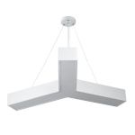 Светильник LED ЭРА Geometria SPO-141-W-40K-028 Igrek 28Вт 4000К 1750Лм IP40 600*600*80 белый подвесной