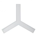 Светильник LED ЭРА Geometria SPO-141-W-40K-028 Igrek 28Вт 4000К 1750Лм IP40 600*600*80 белый подвесной