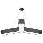 Светильник LED ЭРА Geometria SPO-143-B-40K-056 Igrek 56Вт 4000K 3700Лм IP40 900*80 черный подвесной драйвер внутри